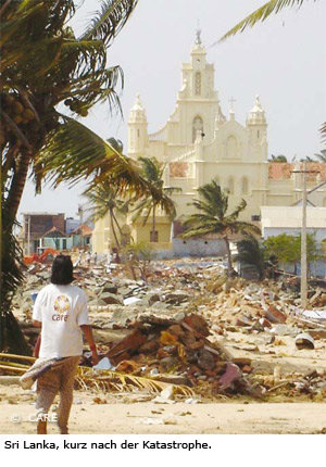 Sri Lanka direkt nach der Katastrophe