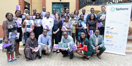Gruppenfoto der Teilnehmer eines Sphere-Trainings in Nairobi, Kenia