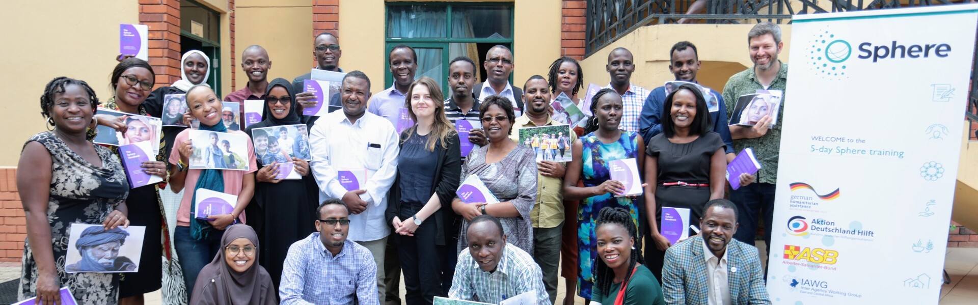 Gruppenfoto der Teilnehmer eines Sphere-Trainings in Nairobi, Kenia
