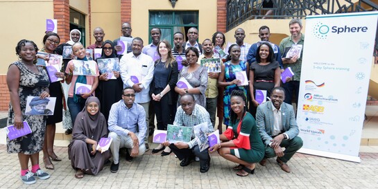 Gruppenfoto der Teilnehmer eines Sphere-Trainings in Nairobi, Kenia