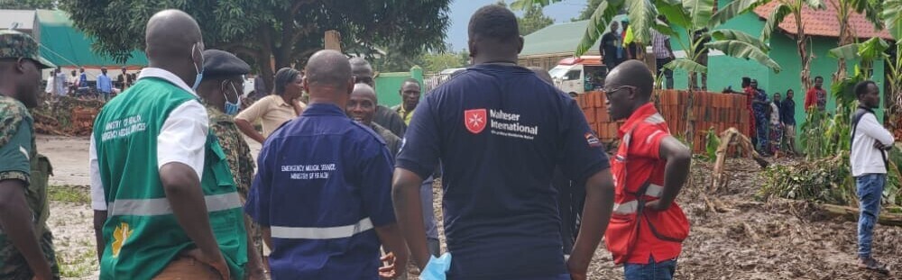 Nothilfeteam im Einsatz