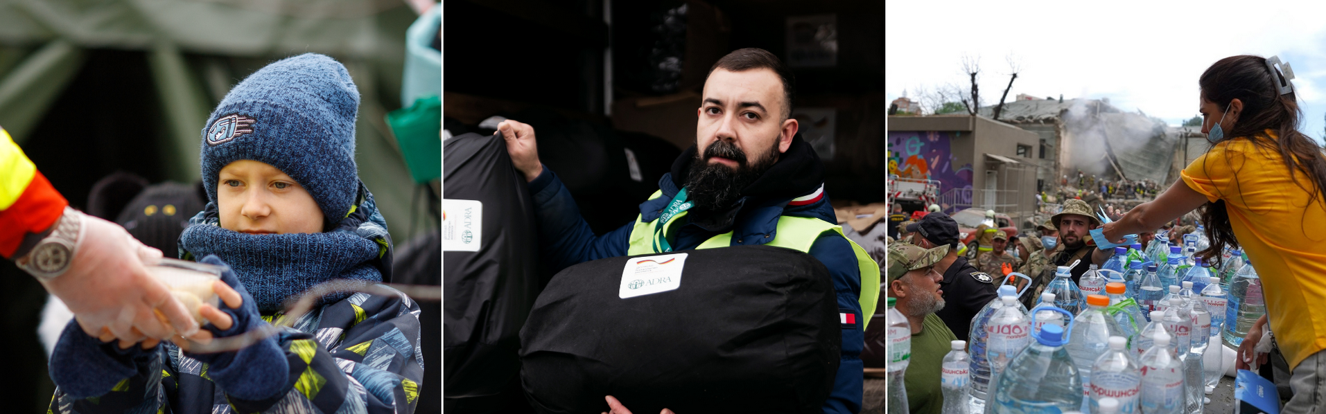 Die Hilfsorganisationen aus dem Bündnis Aktion Deutschland Hilft leisten den Menschen in der Ukraine Nothilfe