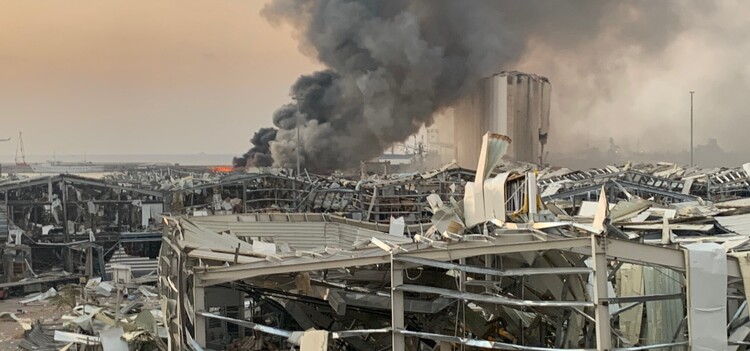 Explosion im Hafen von Beirut am 4. August 2020