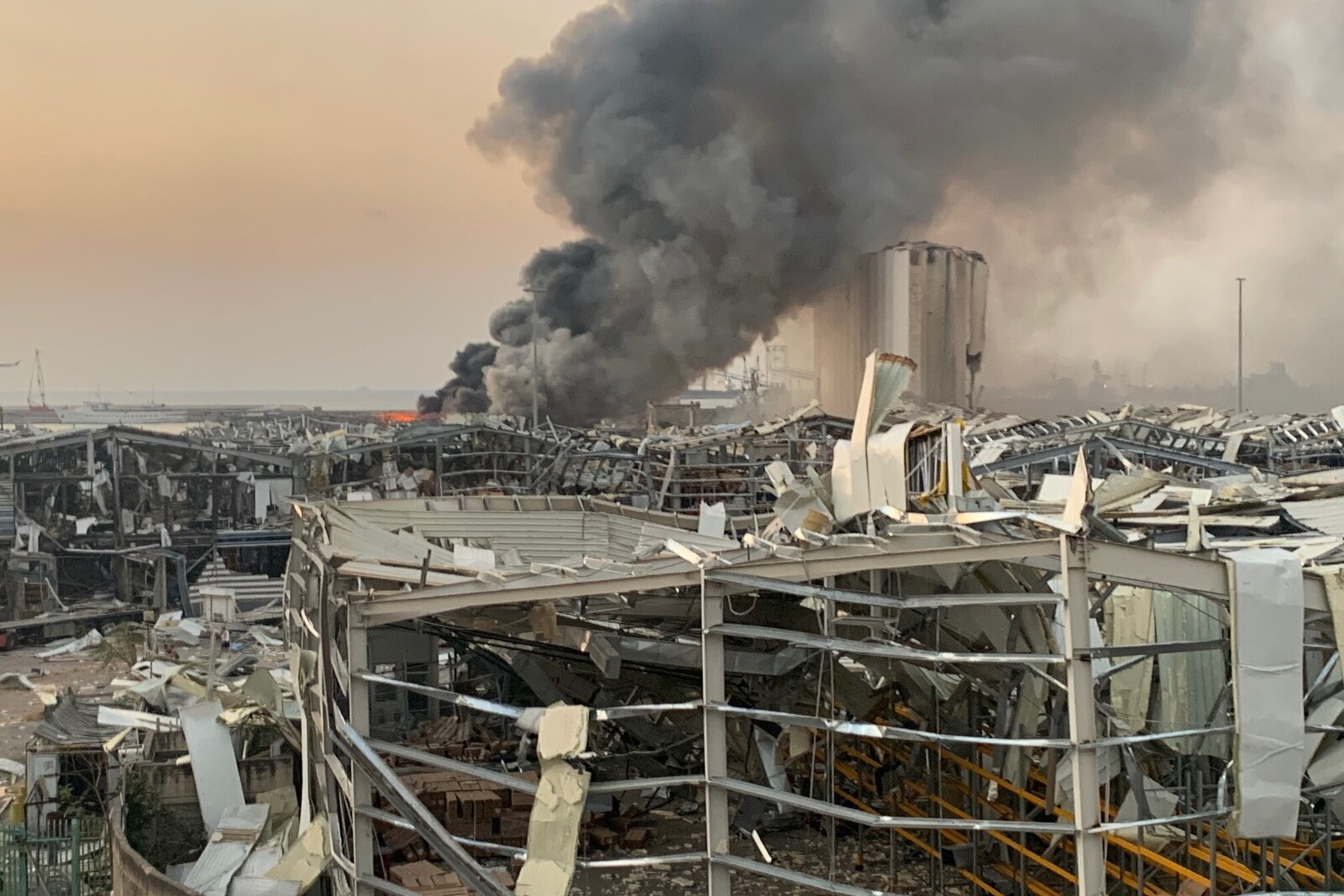 Explosion im Hafen von Beirut am 4. August 2020