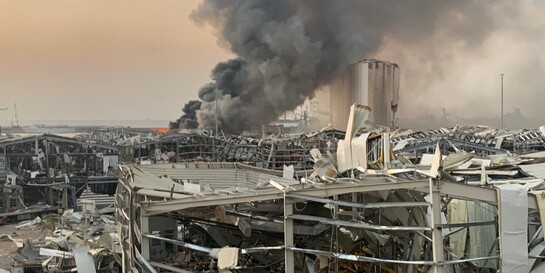Explosion im Hafen von Beirut am 4. August 2020