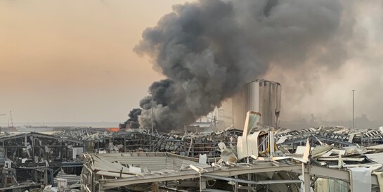 Explosion im Hafen von Beirut am 4. August 2020