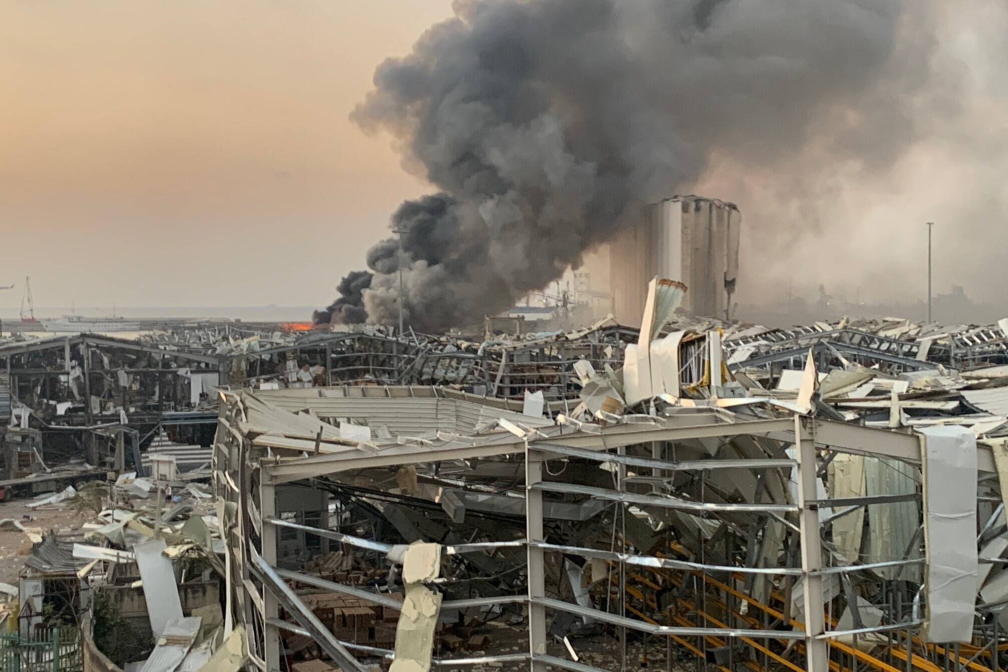 Explosion im Hafen von Beirut am 4. August 2020 Explosion im Hafen von Beirut am 4. August 2020