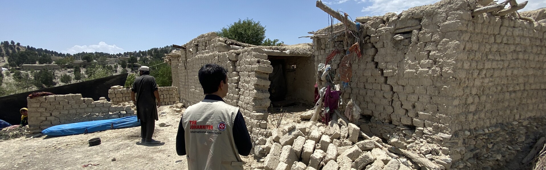 Viele Menschen in der Provinz Chost in Afghanistan haben ihre Häuser durch das Erdbeben verloren