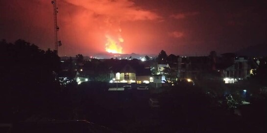 Vulkan Nyiragongo in der DR Kongo