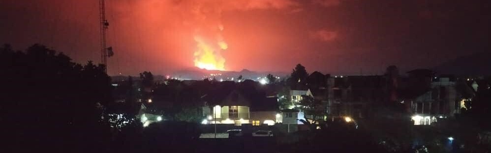 Vulkan Nyiragongo in der DR Kongo