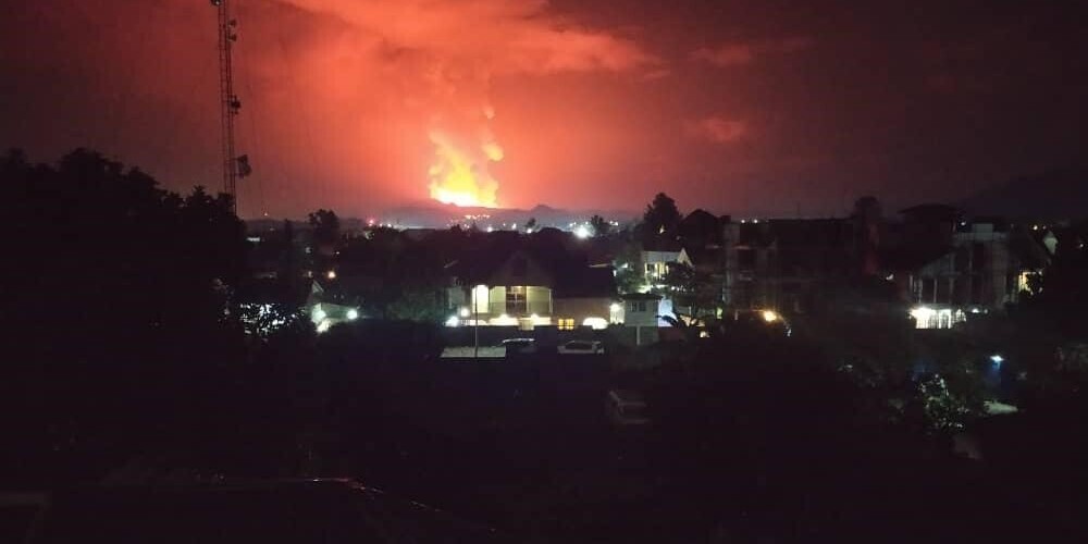 Vulkan Nyiragongo in der DR Kongo