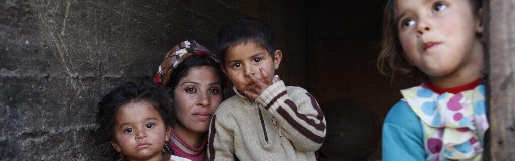 Eine Familie in Syrien