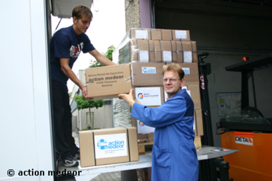 Verladen von Medikamenten