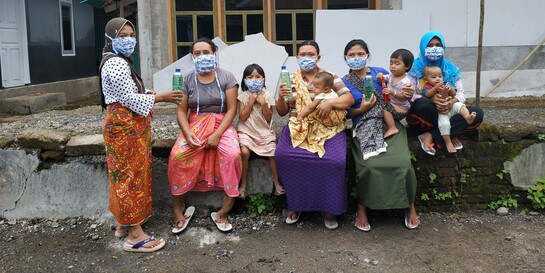 Corona-Nothilfe leisten einige unserer Bündnisorganisationen auch in Indonesien