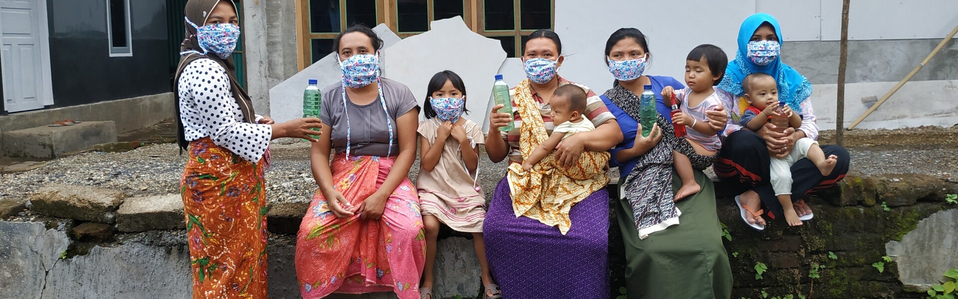Corona-Nothilfe leisten einige unserer Bündnisorganisationen auch in Indonesien