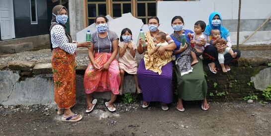 Corona-Nothilfe leistet AWO International unter anderem auf den Philippinen und in Indonesien wie auf diesem Foto