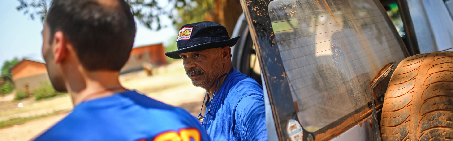 Helfer der ASB FAST Teams bei ihrem Einsatz in Sambia