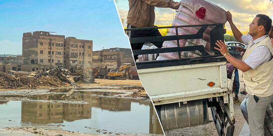 Flut Libyen - danke, dass Sie spenden!