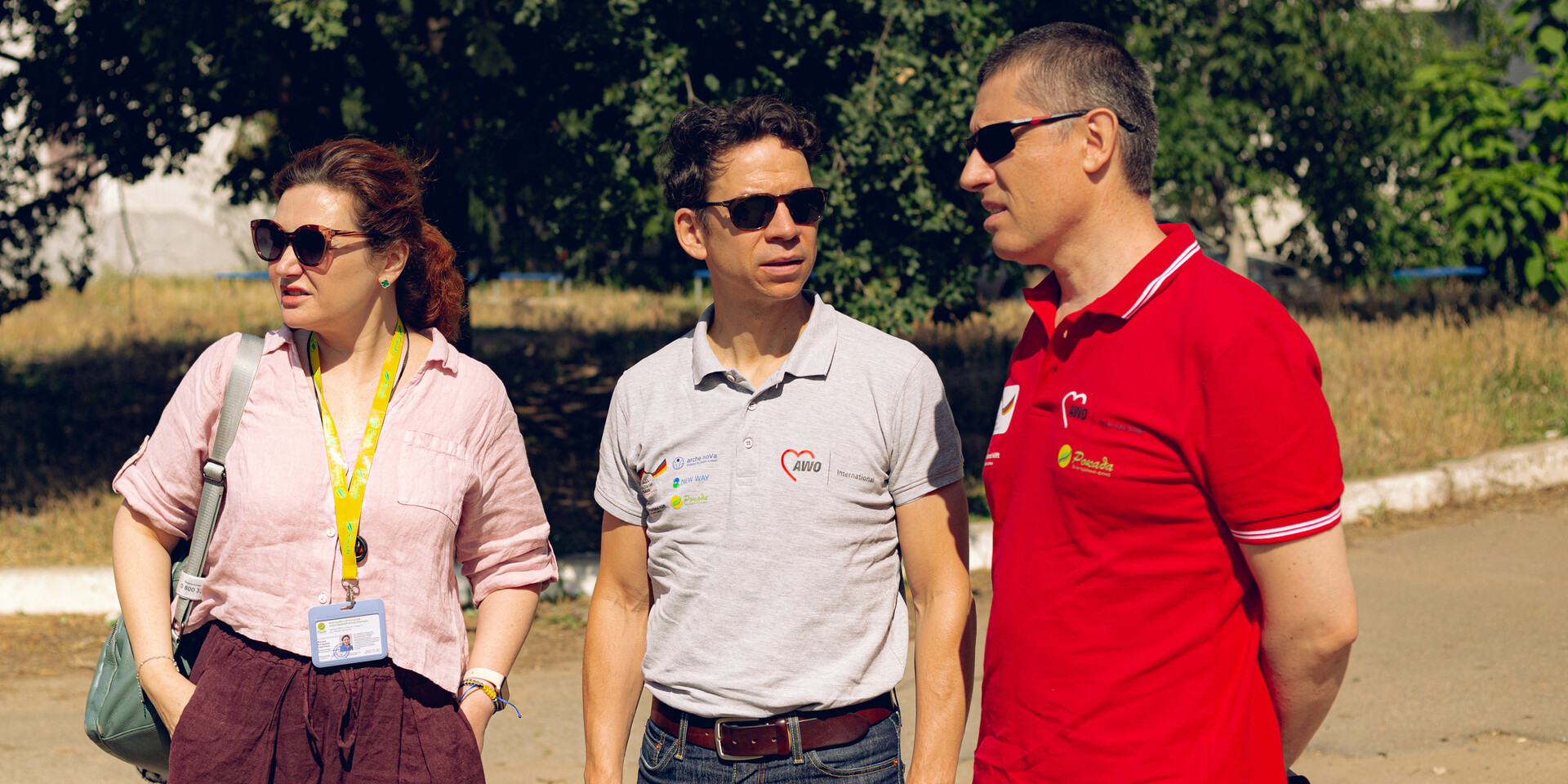 Helfer:innen von AWO International bei der Arbeit