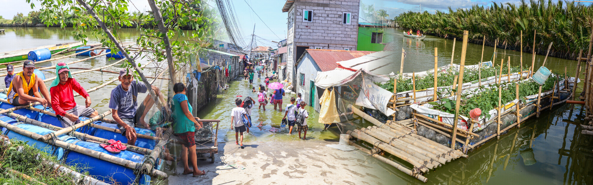 Das Hilfsprojekt von AWO International unterstützt bei Überschwemmungen auf den Philippinen