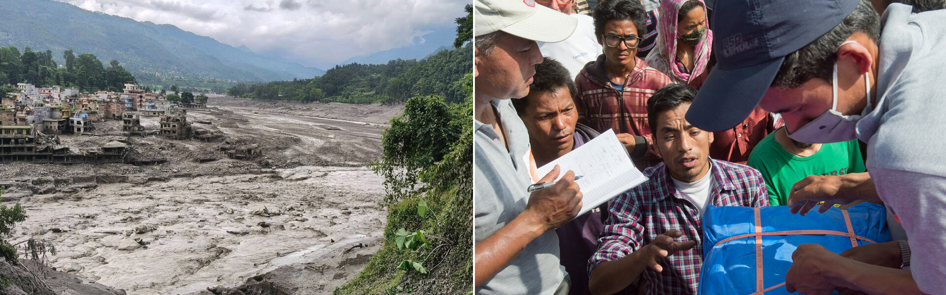 Hilfe nach der Sturzflut in Nepal Hilfe nach der Sturzflut in Nepal