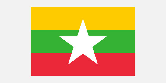 Flagge Myanmar