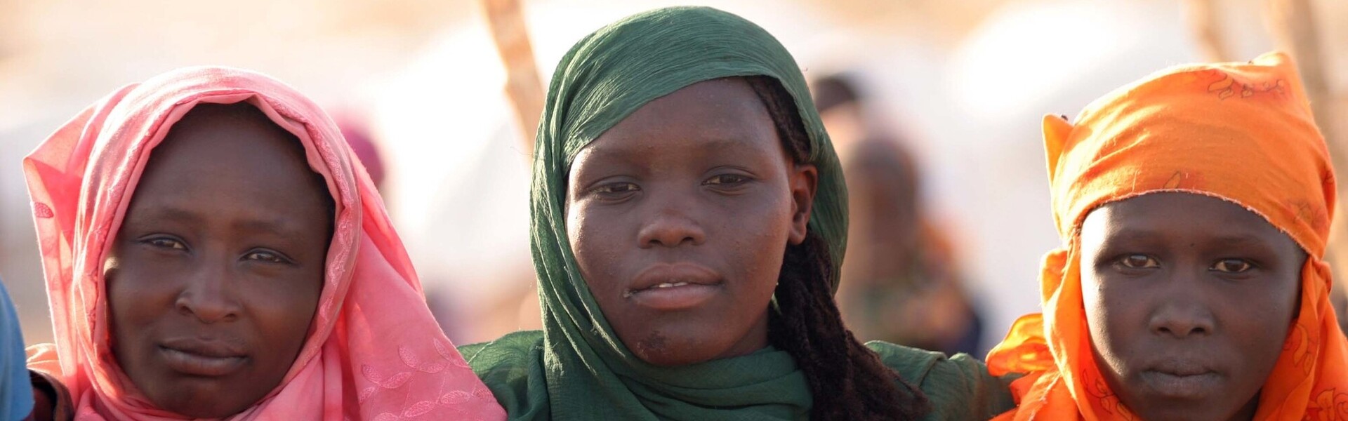 Drei Frauen im Sudan