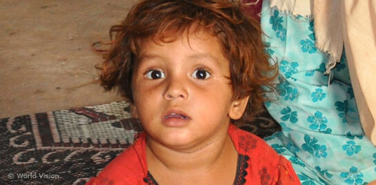 Flut Pakistan: Portrait eines Mädchens