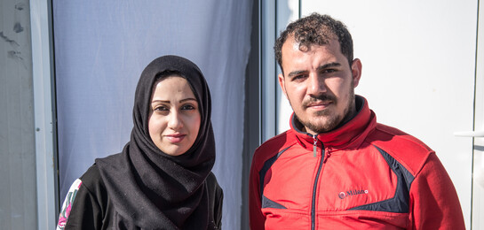 Marwa & Odey aus Syrien