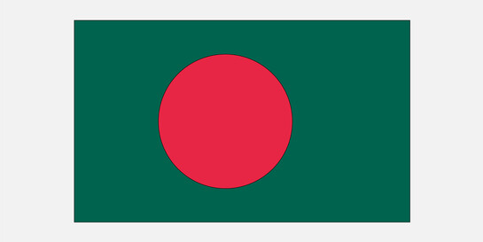 Flagge Bangladesch