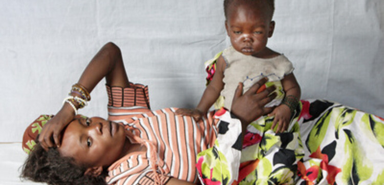 Kongo: Mutter mit Baby