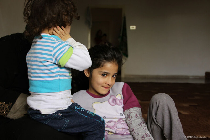 In die Schule gehen. Maraa, 10, in Irbid, Jordanien: "Ich wünschte, die Schulen wären nicht voll. Ich wünschte, mein Bruder müsste nicht arbeiten, um uns zu helfen. Ich wünschte, ich könnte meinen Vater wiedersehen." 