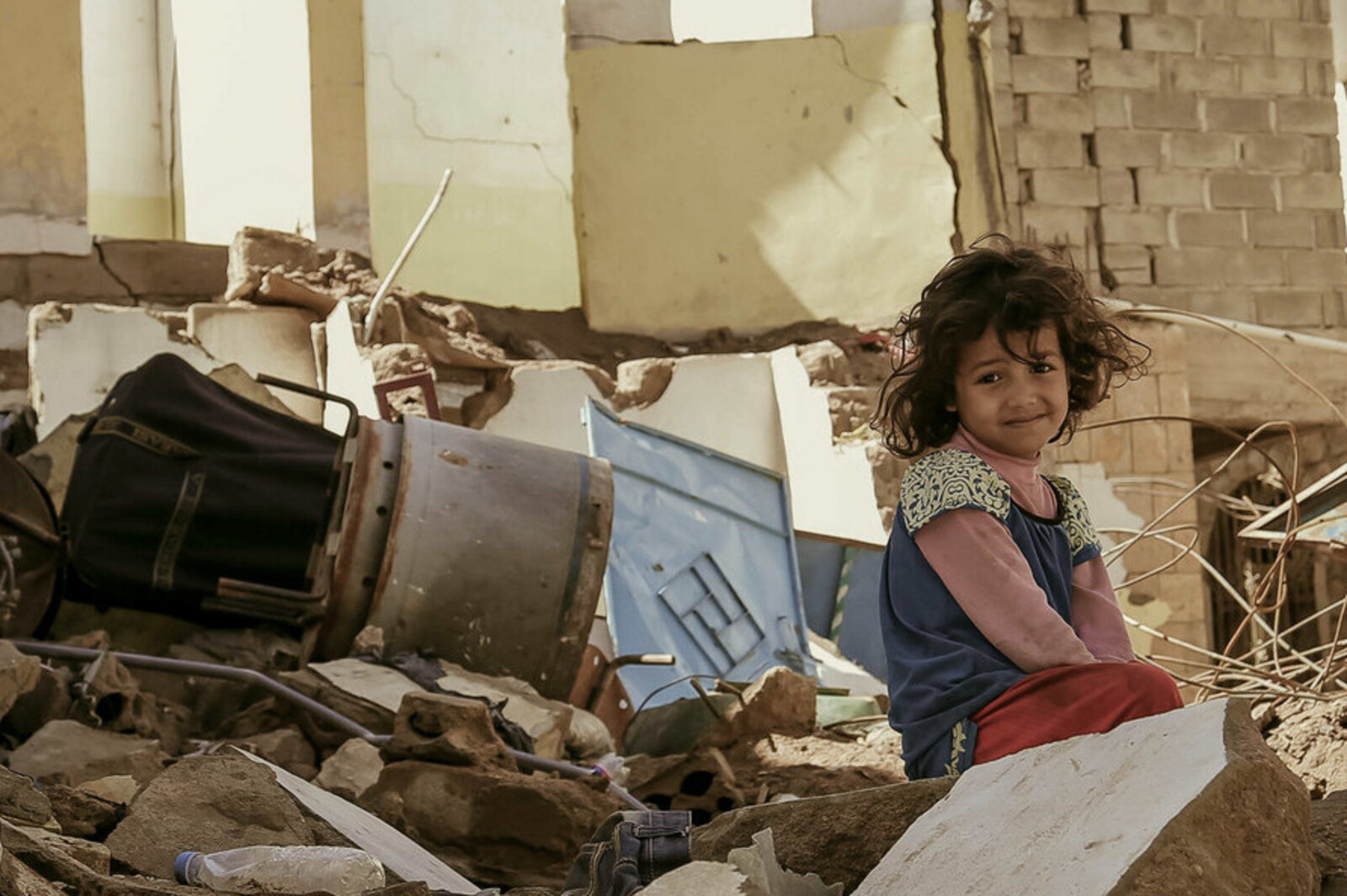 Am Welt-Mädchentag wird auf die Not von Mädchen weltweit aufmerksam gemacht. Dieses Foto zeigt ein Kind im Jemen