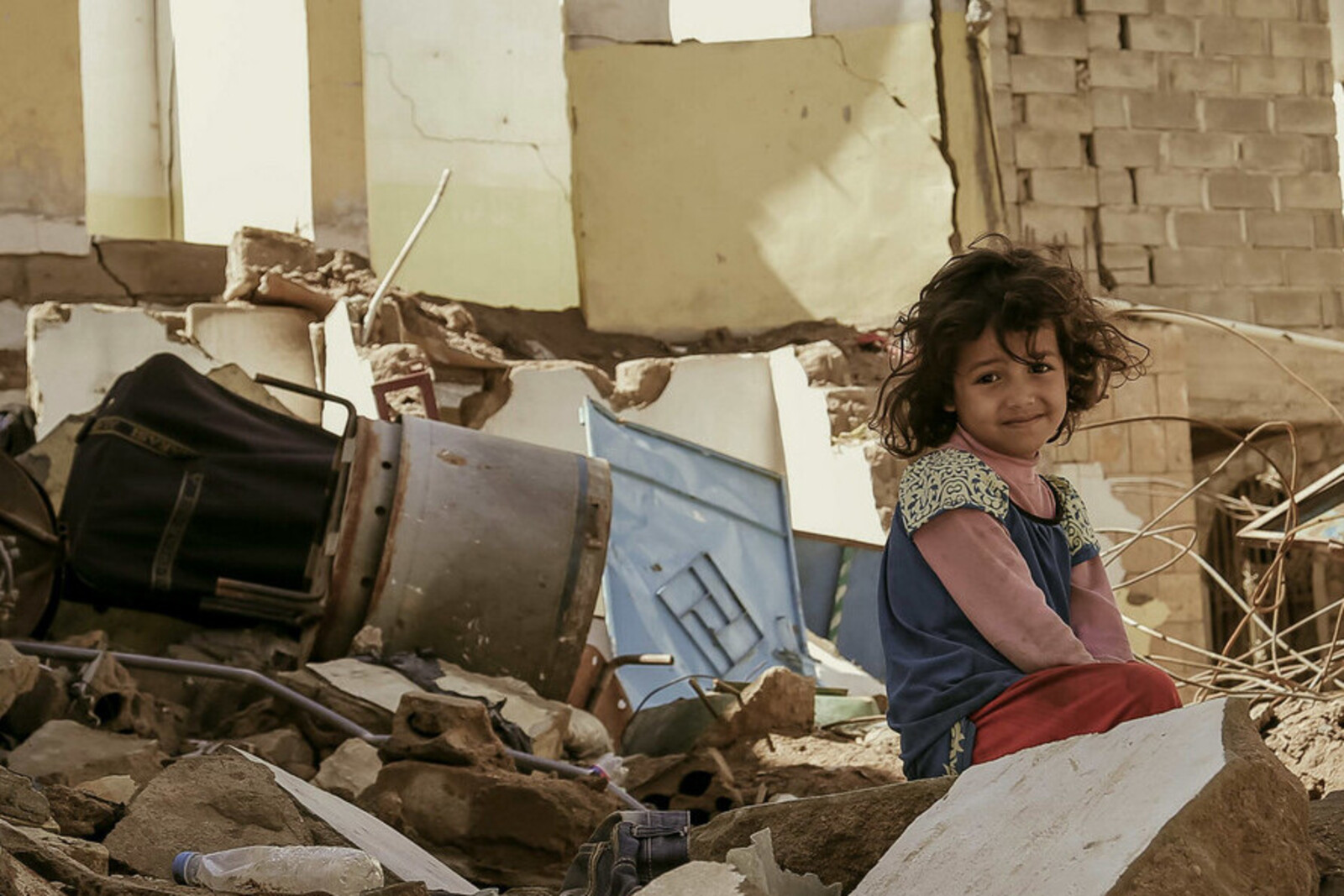 Am Welt-Mädchentag wird auf die Not von Mädchen weltweit aufmerksam gemacht. Dieses Foto zeigt ein Kind im Jemen