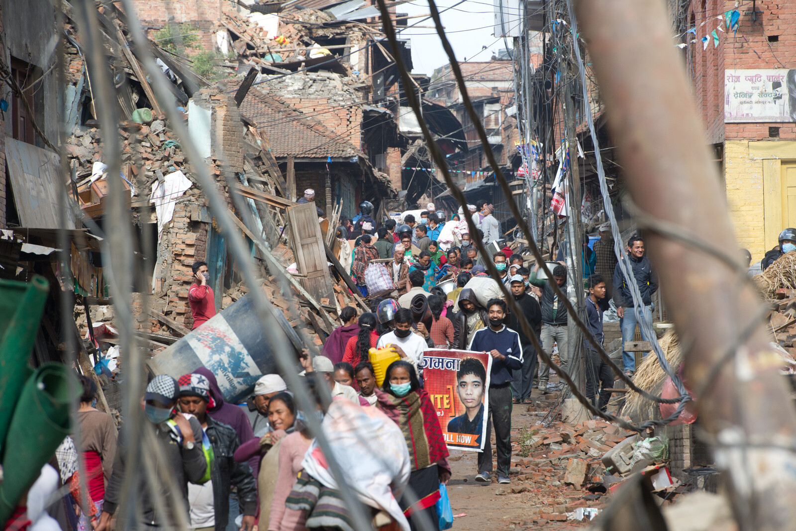 In Nepal war nach dem Erdbeben 2015 die Kommunikation für eine lange Zeit zusammengebrochen.