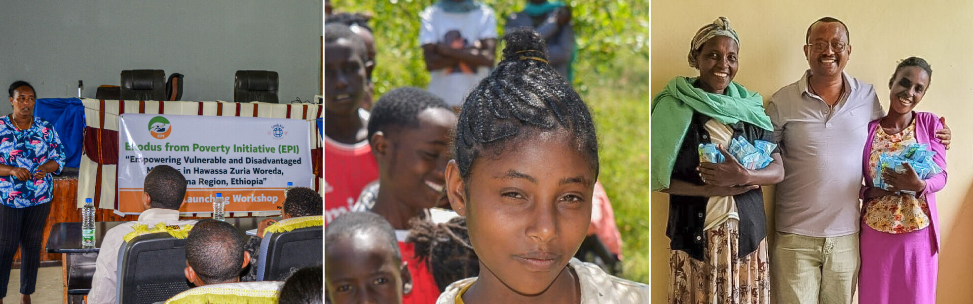 Eindrücke aus dem Empowerment Projekt für Mütter in Äthiopien, das von LandsAid und der Exodus from Poverty Initiative ins Leben gerufen wurde