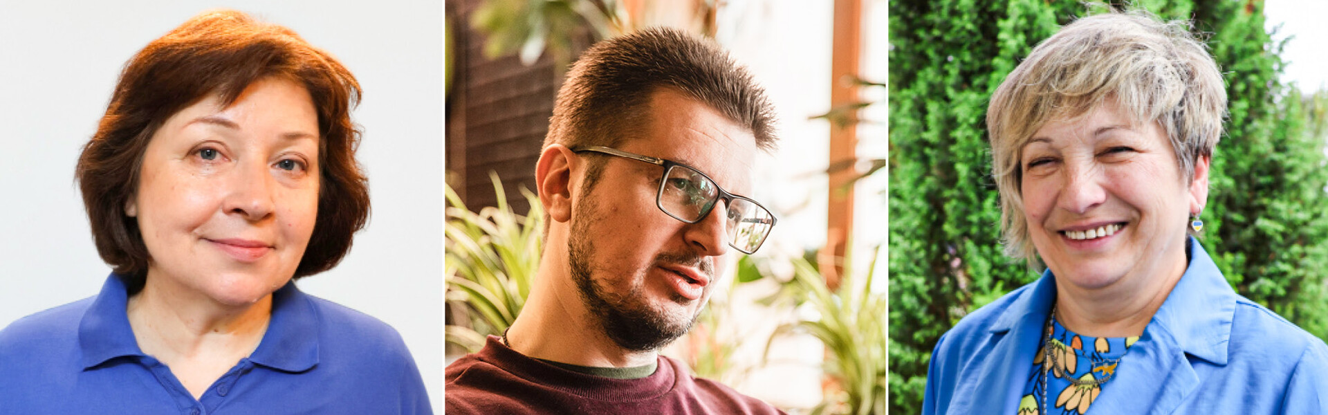 Drei Menschen berichten von ihrer Arbeit in der Ukraine