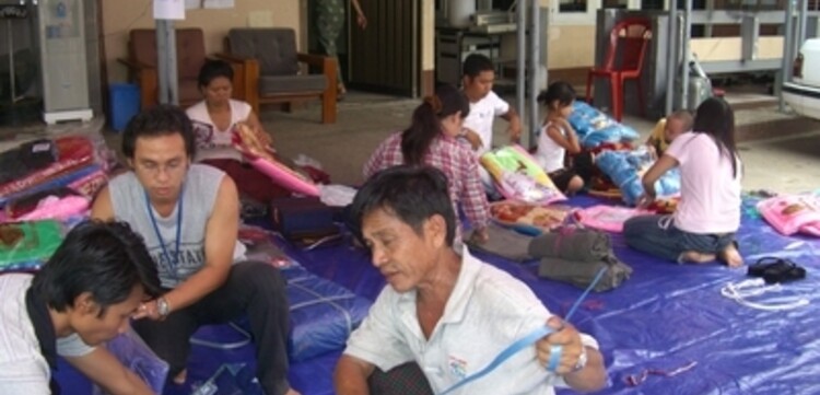 Zyklon Myanmar: Notlager
