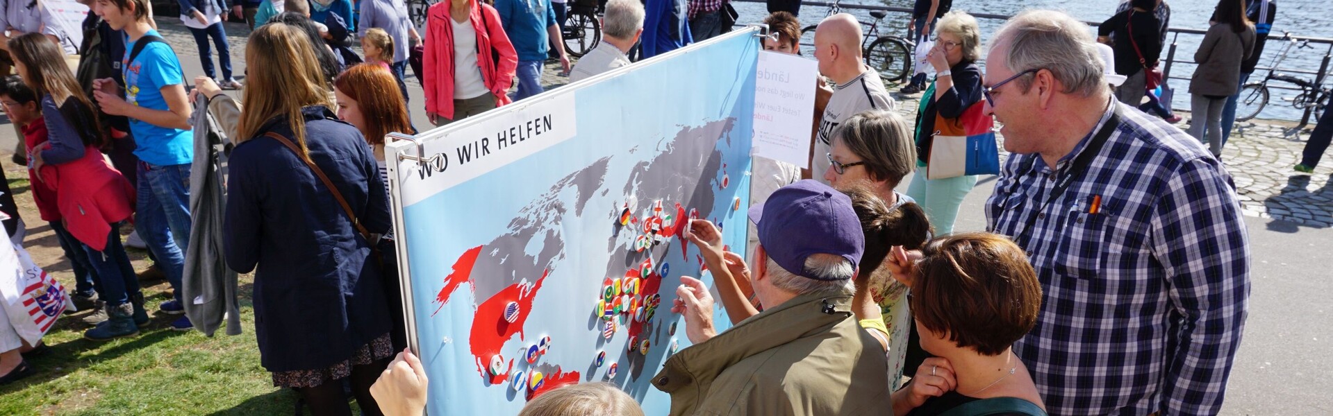 Unser Informationsstand beim Fest zur Deutschen Einheit.