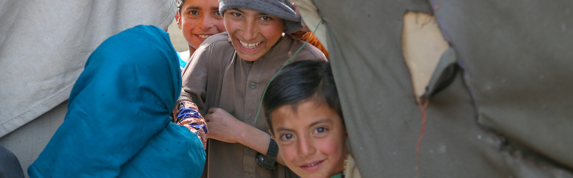 Kinder in Afghanistan, einem Nachbarland von Turkmenistan 
