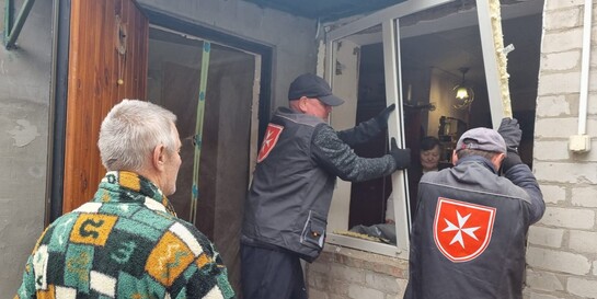 Helfer von Malteser International leisten Winterhilfe in Ukraine