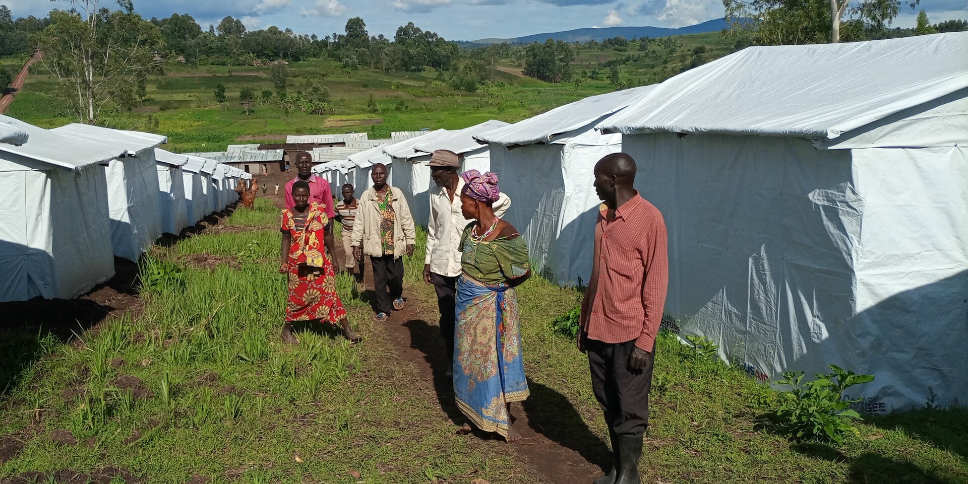 Geflüchtete Menschen in einem Camp in der DR Kongo Geflüchtete Menschen in einem Camp in der DR Kongo