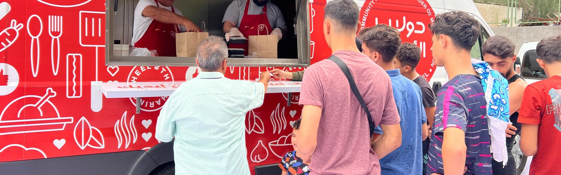 Hilfe durch Malteser International für Vertriebene im Libanon