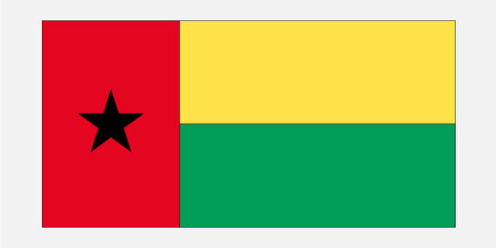 Flagge von Guinea-Bissau