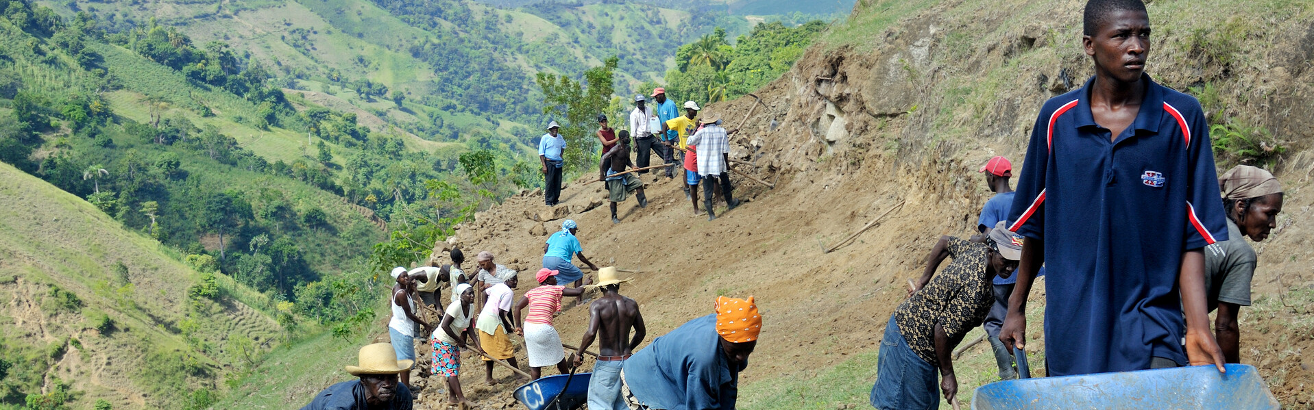 Menschen in Haiti nach dem Beben 2010 (Archivbild)