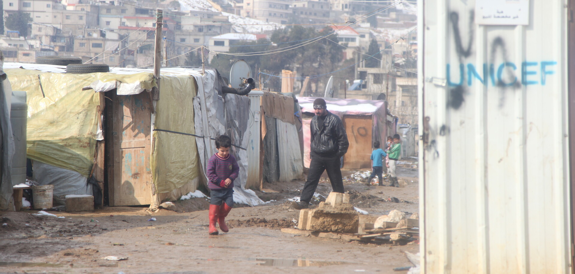 Ein Flüchtlingscamp im Libanon Ein Flüchtlingscamp im Libanon