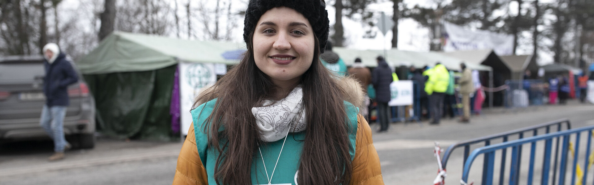 Maria ist eine von über 2.600 ehrenamtlichen Helferinnen und Helfern.