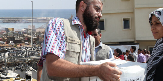 Explosion Beirut/Libanon: Unser Bündnis leistet Nothilfe