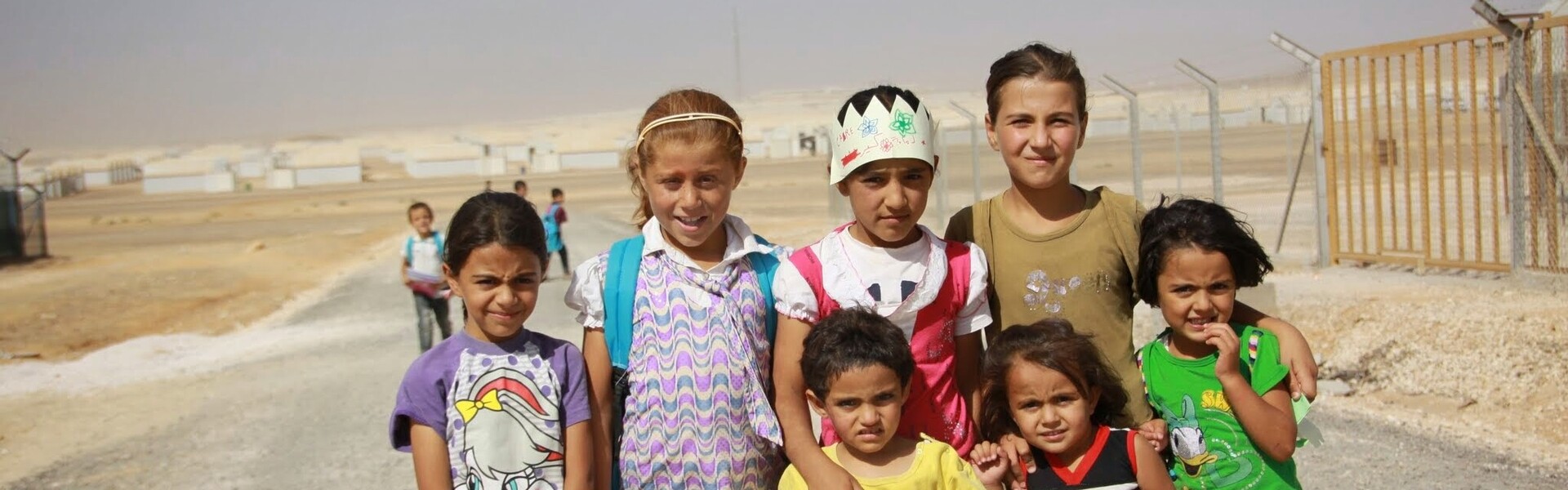 Syrische Kinder in Jordanien.
