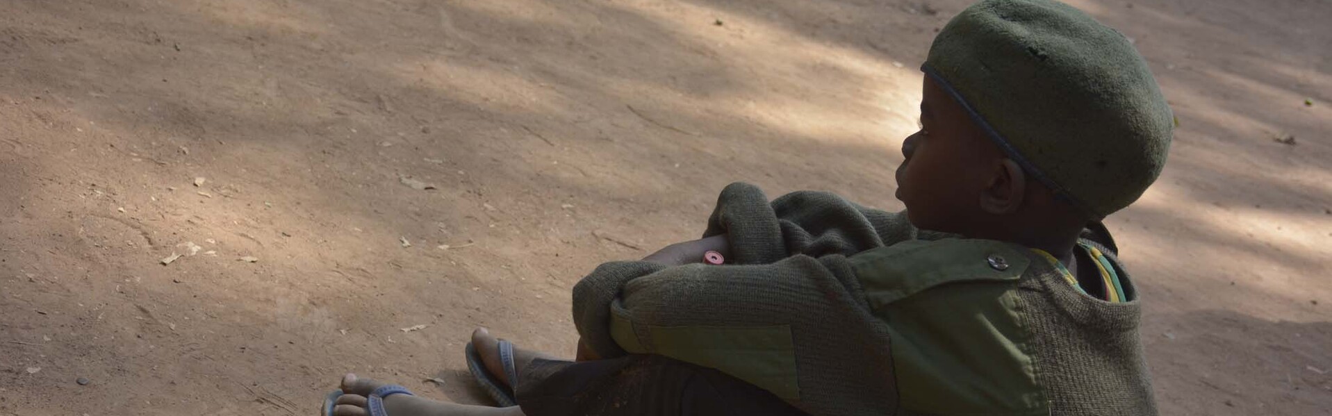 Ein Kind, das als Soldat rekrutiert wurde, im Südsudan Ein Kind, das als Soldat rekrutiert wurde, im Südsudan
